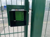 Emergency Gate Push Pad Fire Escape for Steel Mesh Gate in Eccles
